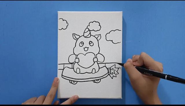 简笔画星星的画法，星星画法简笔画图片（鼠星星创意简笔画构图分享）