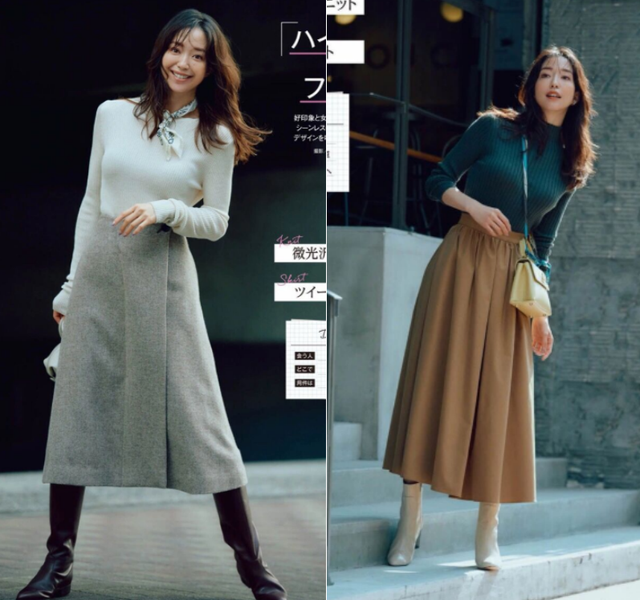 今年流行什么衣服，这几套不容错过！（今年流行“针织衫＋裙子”）