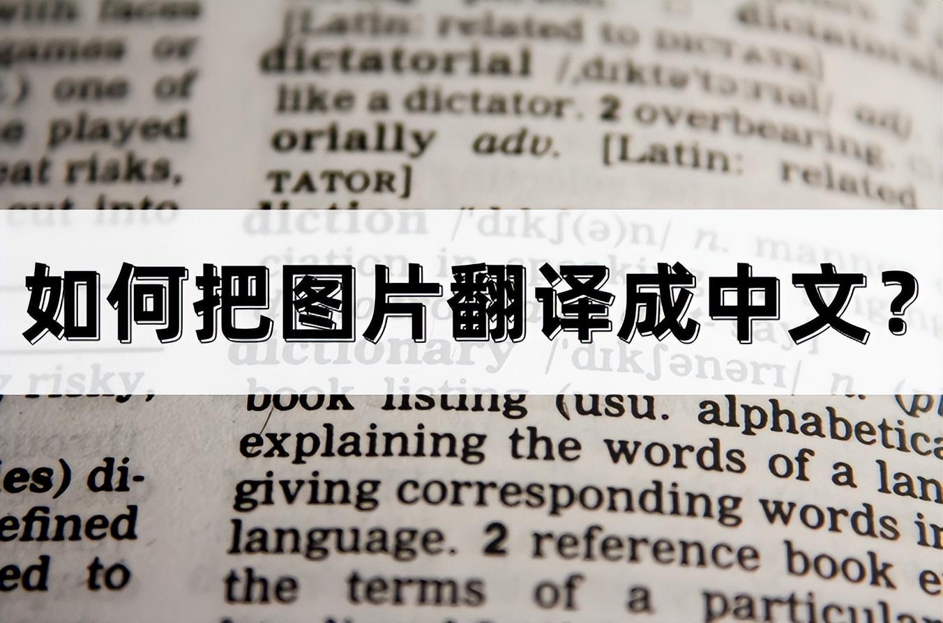 png图库怎么变中文（图片翻译成中文方法）