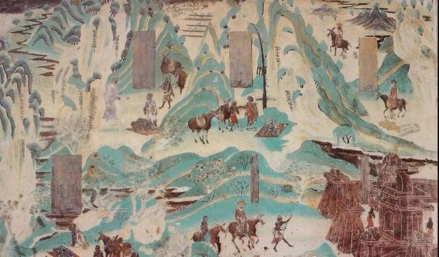 敦煌壁画图片大全，敦煌飞天壁画高清图（敦煌壁画对于中国画坛的影响）
