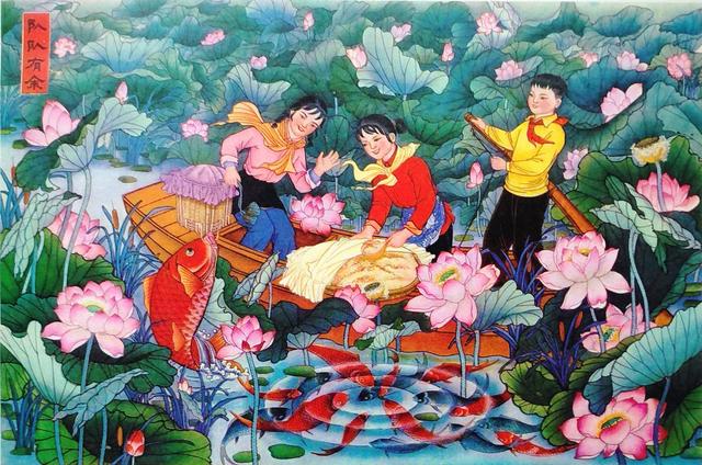 建国七十周年画，建国70周年（20张70年代怀旧挂画欣赏）