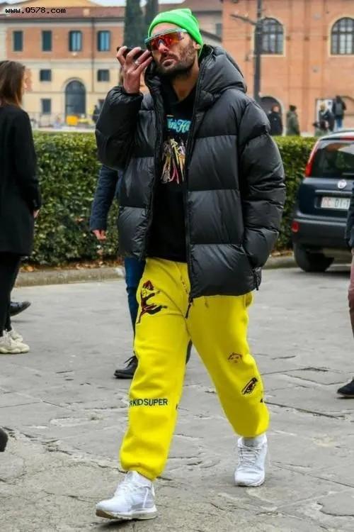 冬天帅气男生穿搭,男生穿衣搭配黄金法则