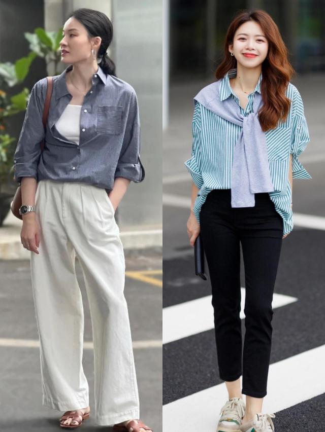 衬衣配什么外套，衬衫外面搭配什么外套（春夏选衬衫“要精不要多”）