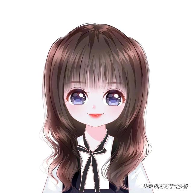 换个头像吧，超萌超可爱的女生卡通头像，八月你好