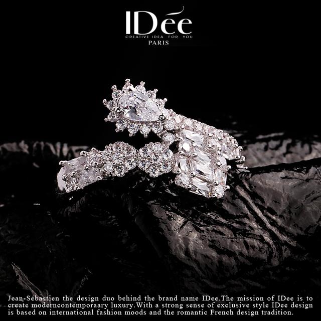 小众轻奢饰品大全，越美丽——IDee倾慕系列闪钻戒指婚礼饰品小众轻奢配饰
