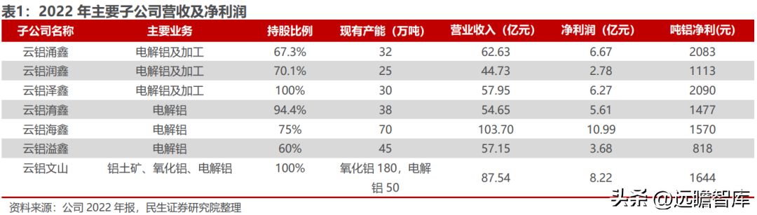 云铝股份有限公司（国内绿色铝龙头）