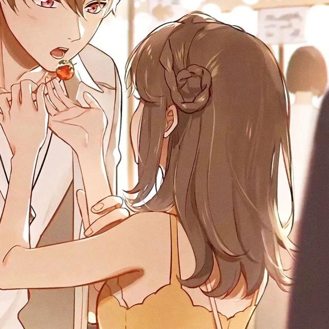 超甜的动漫情头，微信头像，超甜的动漫情头（情侣头像：可爱动漫情头图片）