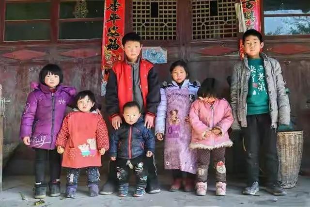 猪生八个小孩图片，母猪生一胎至少8头猪仔（卖8头肥猪勉强可以养活8个孩子）