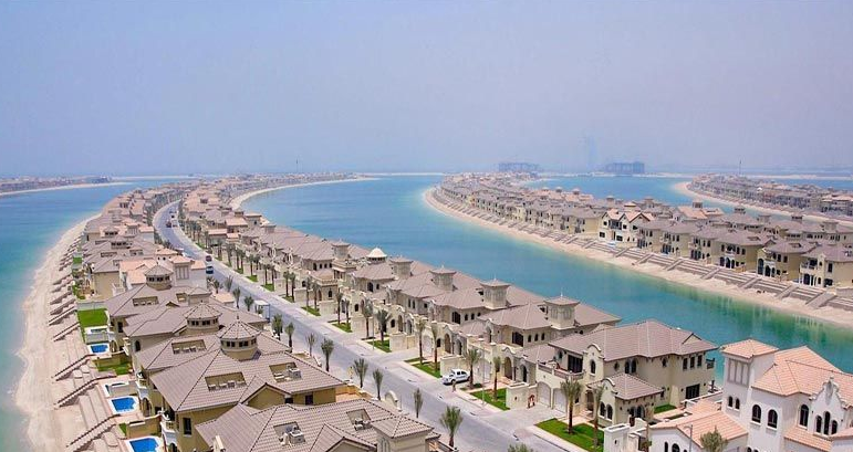 迪拜棕榈岛现状图片