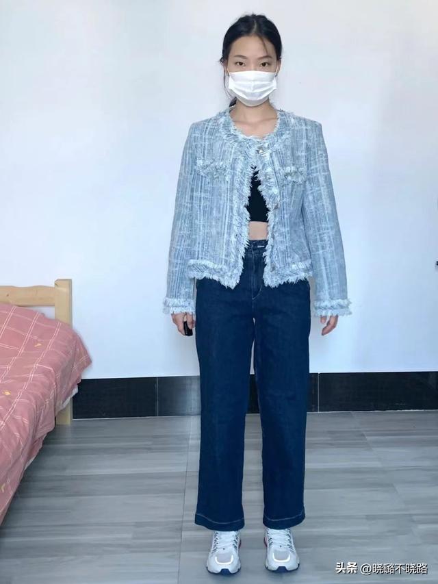 宽松直筒裤搭配什么上衣，宽松直筒裤搭配什么上衣好看（“小香风+直筒裤”）