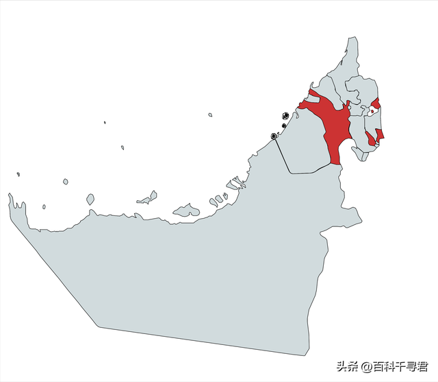 阿拉伯联合酋长国，阿联酋7个酋长国概况
