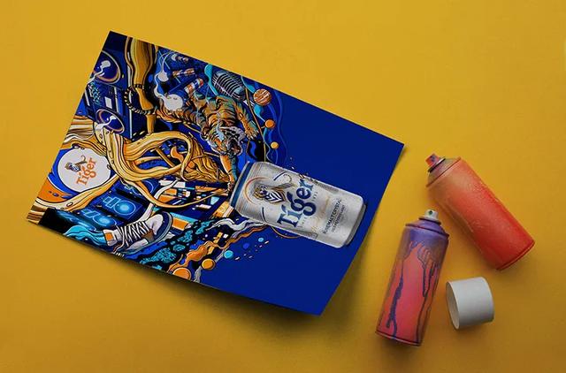 tiger啤酒，虎牌啤酒简介（啤酒海报设计）