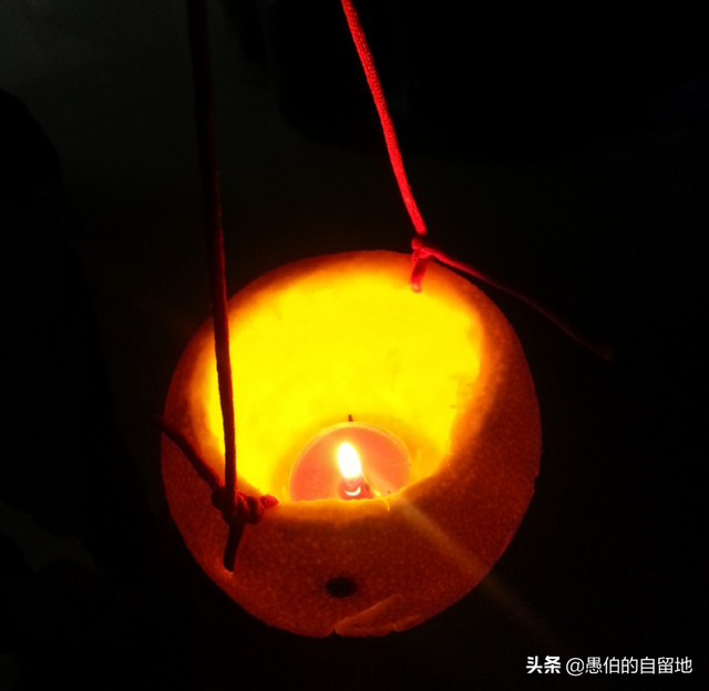 制作简易的小花灯，小彩灯制作方法（想起母亲做的“红薯花灯”）