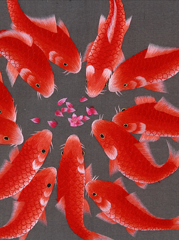 红色的鱼代表什么寓意，红色的鱼代表什么寓意好（“鲤鱼运福”少不了）