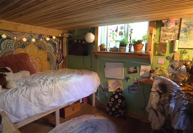 太阳能小屋设计，别墅低成本装修风格（夫妻俩买下田园小木屋）