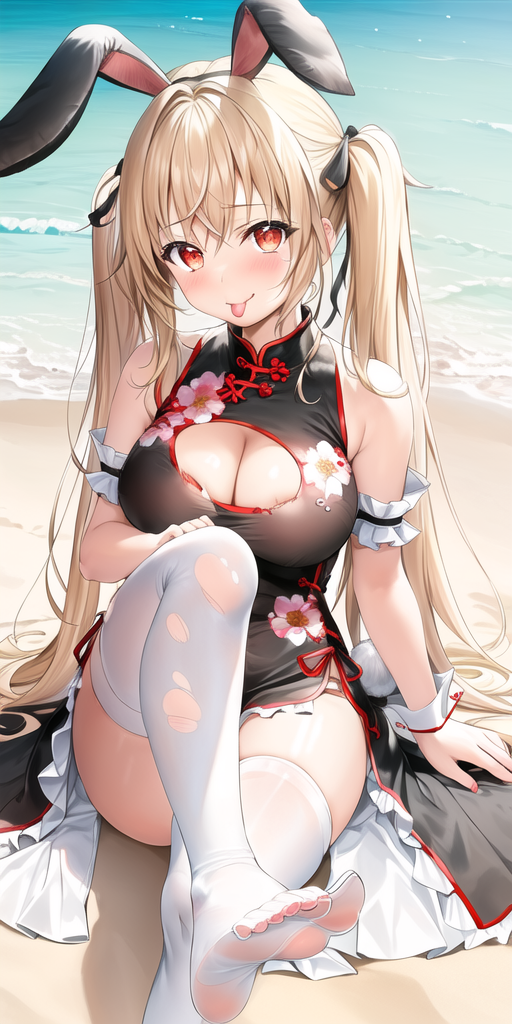 夏天的画怎么画简单又漂亮，夏天简笔画怎么画（AI绘画 海边夏日3）