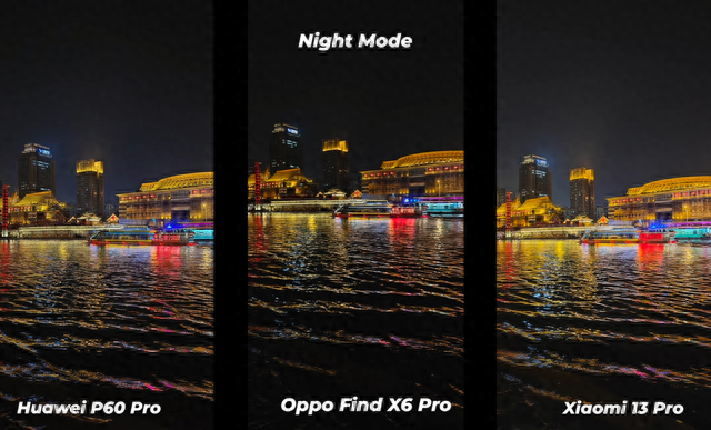 手机夜拍功能排名，华为P60Pro、OPPOFindX6Pro、小米13Pro影像PK