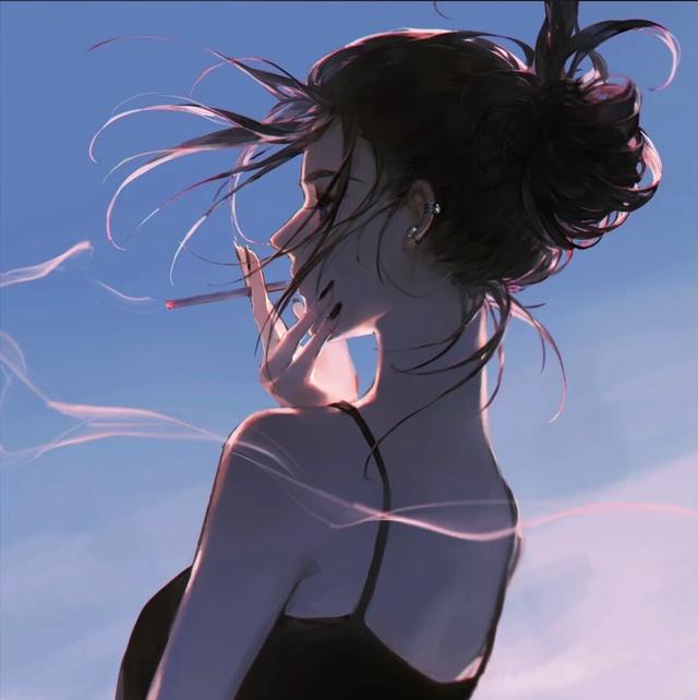 高冷女生头像动漫，手绘女生高冷拽狠女生动漫头像微信（你值得我珍藏一生疯狂我整个青春）