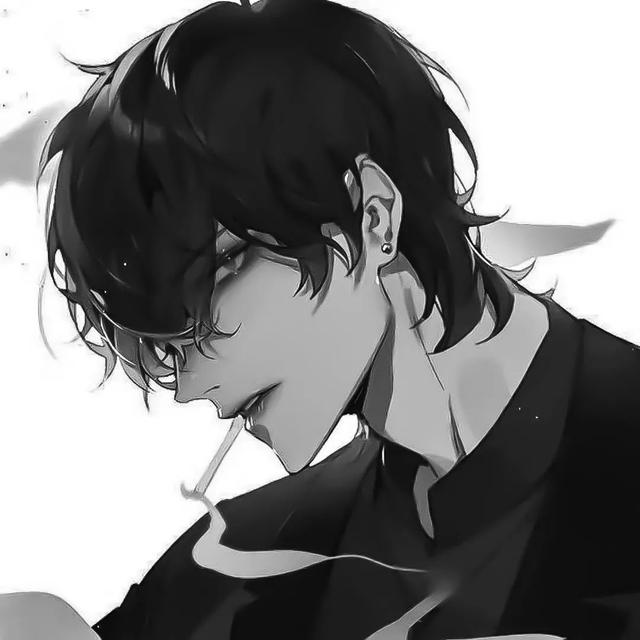 情侣头像动漫高冷霸气，动漫黑白高冷情侣头像微信（要是黑白动漫帅哥也不符合你胃口）