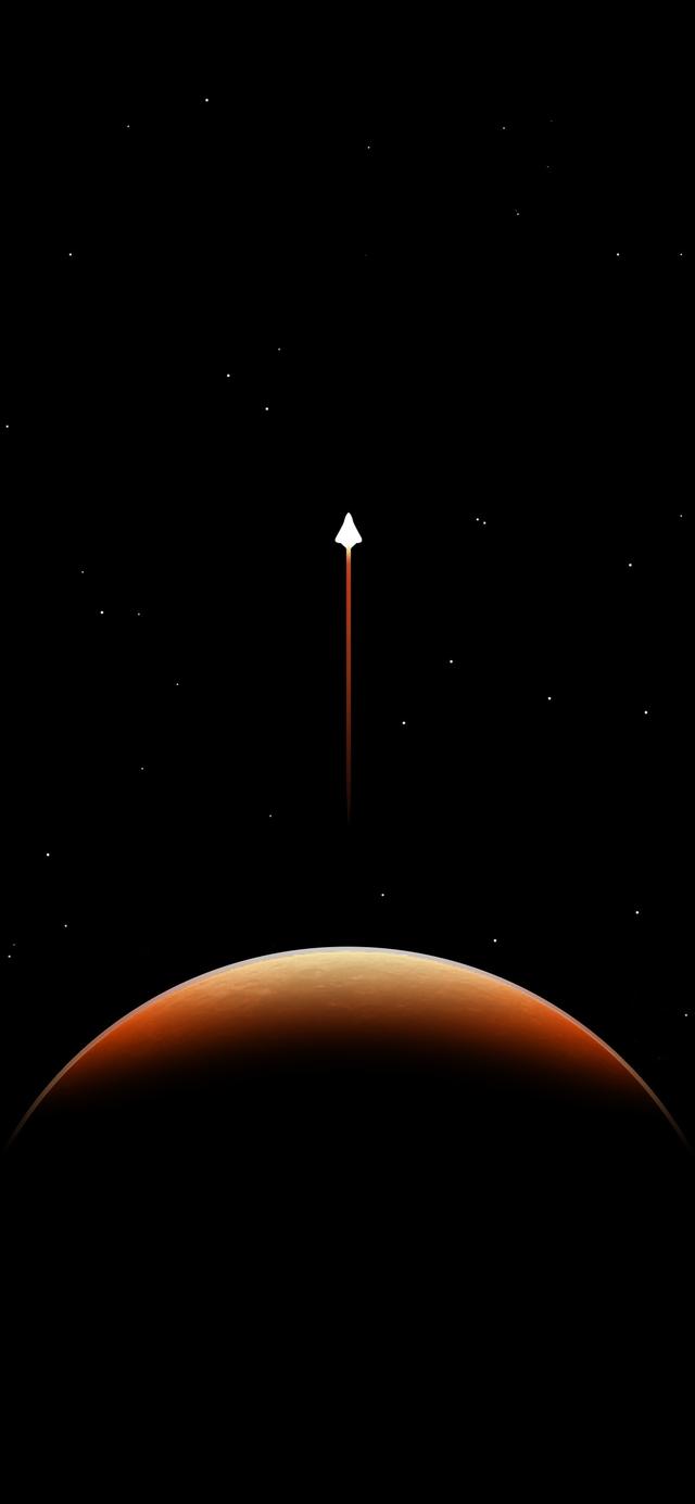 粉色星球星空宇宙壁纸，感受暗夜星空中宇宙浩渺