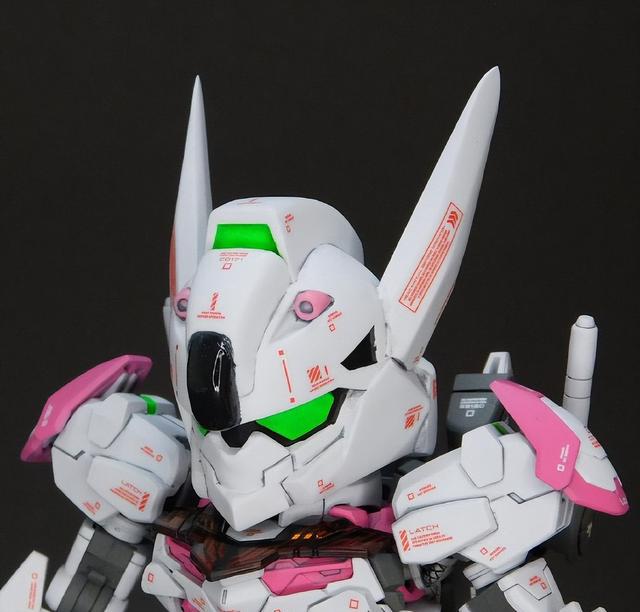 3D打印制作SD比例魔灵高达模型