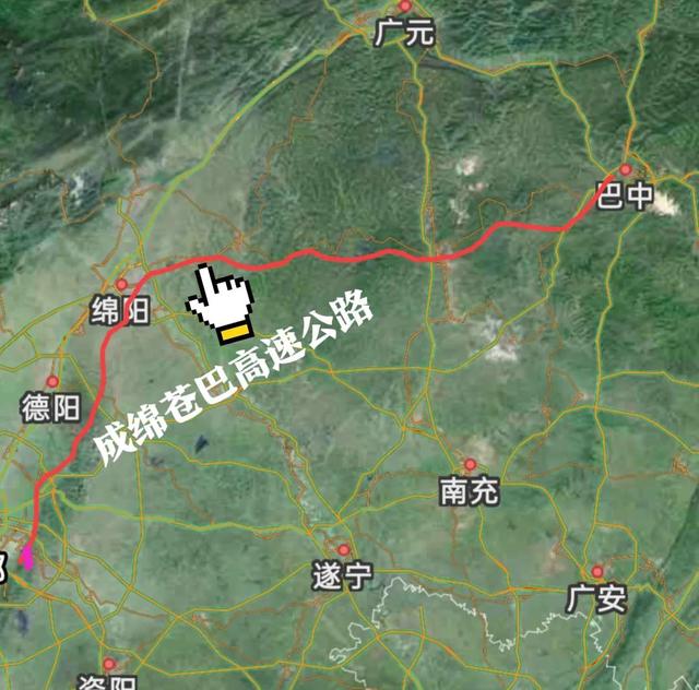 四川最新高速公路图图片