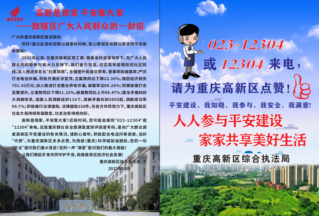 12304是哪个部门的电话号码，12304是什么部门的电话号码（请为重庆高新区点赞）