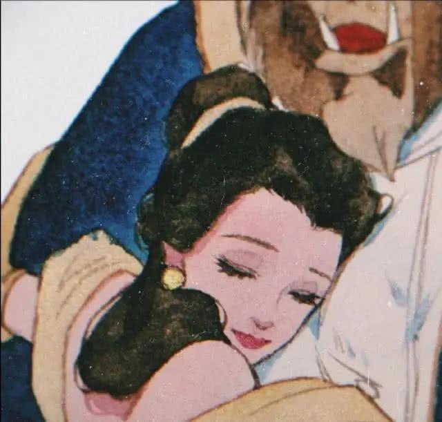 情头漫画 情侣，情侣头像丨一对两张漫画情头微信（插画风漫画风情侣头像）