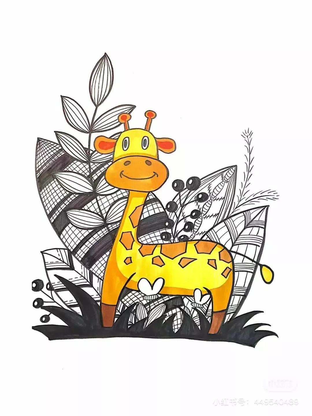 二次元人物简笔画(画动漫人物全身教程)