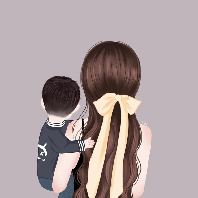 简笔画一家三口，一家三口简笔画画法大全（一家三口或一家四口头像2）