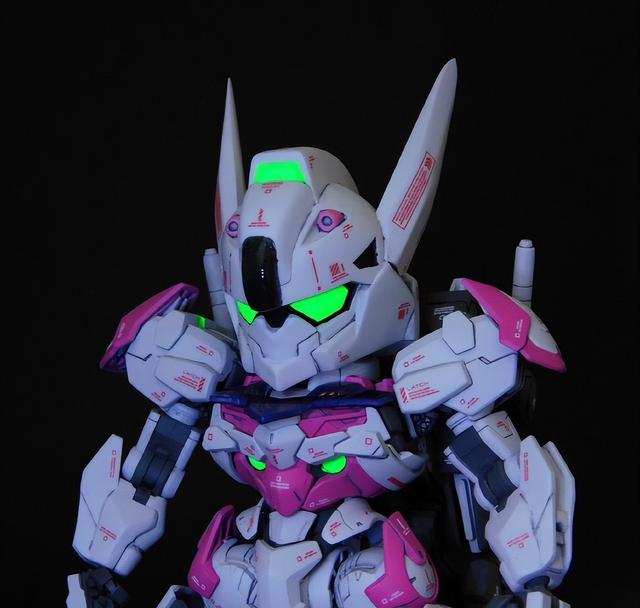 3D打印制作SD比例魔灵高达模型