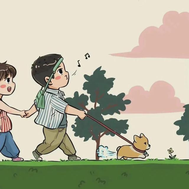 情头漫画 情侣，情侣头像丨一对两张漫画情头微信（插画风漫画风情侣头像）