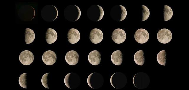 2022年1月份月亮变化图图片