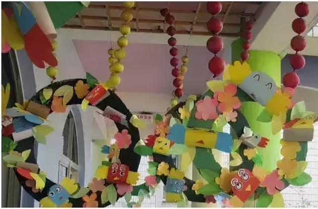 幼儿园环创主题墙图片，简单上档次幼儿园环创（春天你好丨幼儿园春季主题环创系列）