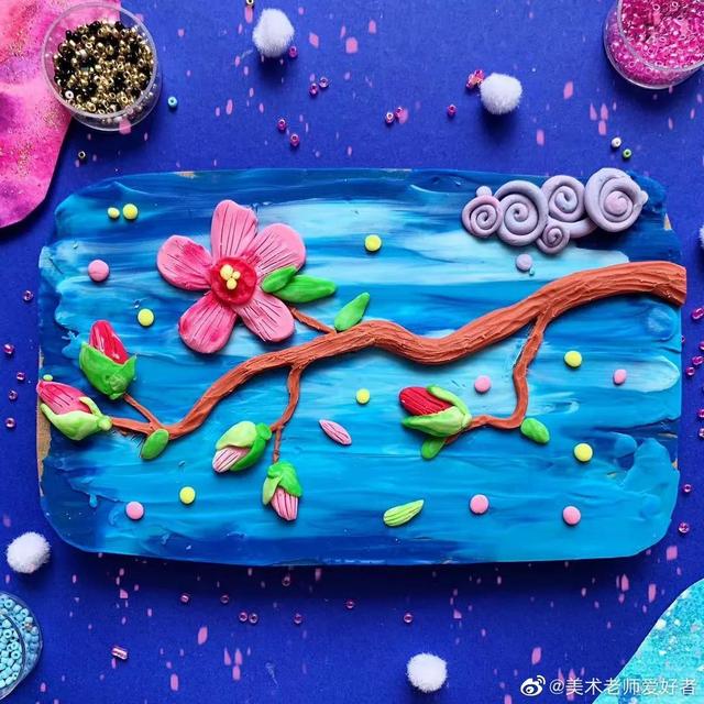 7-12岁儿童手工画，童真动物绘