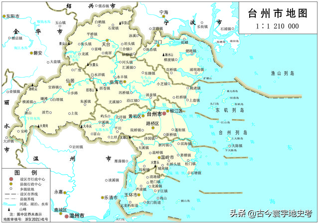浙江属于哪里台州是哪里，台州属于浙江哪个地区（浙江省各市、县地图）