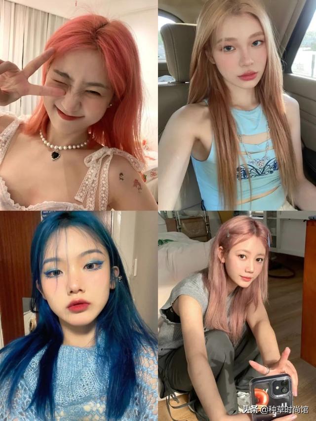 发色女头，微信头像，发色女头（2022最火的“发色模板”）