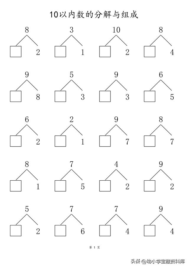 数的分成怎么教，十以内加减法怎么教孩子容易懂（10以内数的分解与组成）