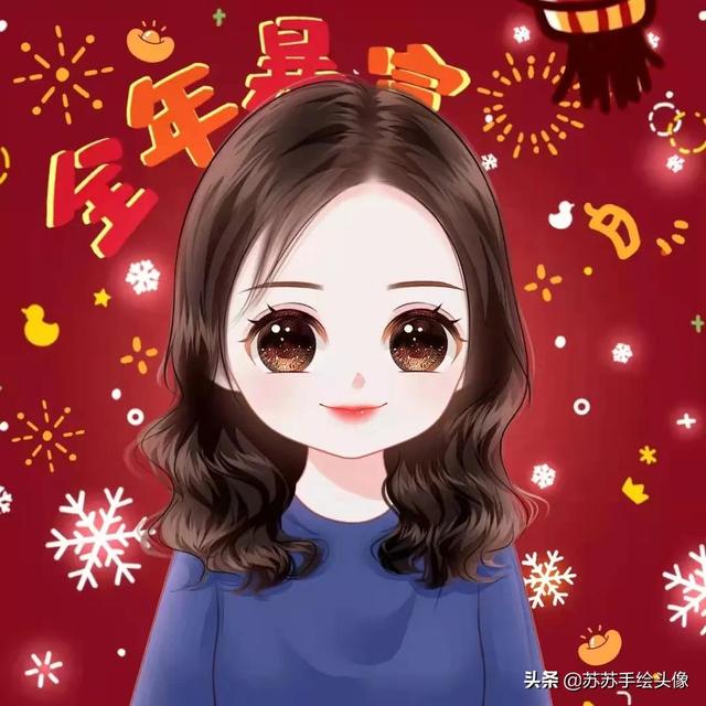 超火财神图，最全的财神图（红红火火的卡通头像）