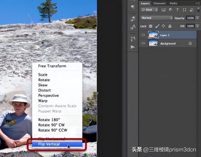 ps怎样将一个图片放到另一个图片上面，PS怎么添加一个图片叠加在另一个上面（使用案例：添加镜像效果）