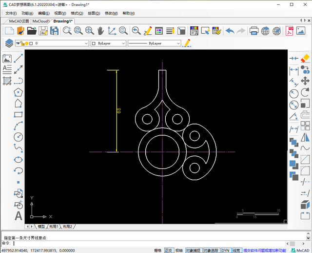 cad镜像快捷键，CAD中的镜像快捷键怎么使用（CAD相切、相切、半径的画圆方式与镜像命令的综合应用）