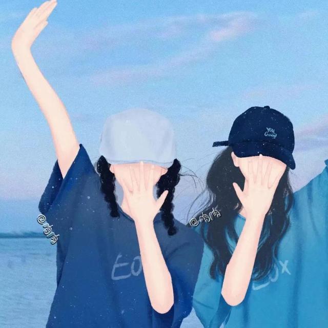 玲娜贝儿星黛露闺蜜头像，闺蜜头像系列?星黛露与玲娜贝儿✨?画师:别抢我的烧烤（微信闺蜜头像，苦短／甜长）