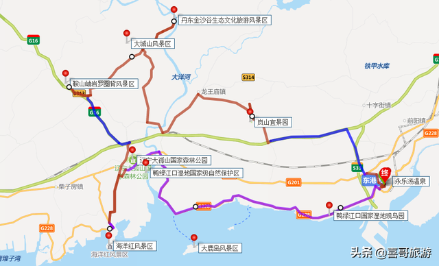 丹东旅游景点大全，丹东市十大旅游景点排行榜（辽宁省丹东东港市十大景区有哪些）