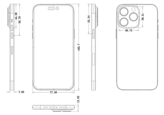 iphone13pro尺寸长宽高厘米，iphone13pro机身尺寸（iPhone）