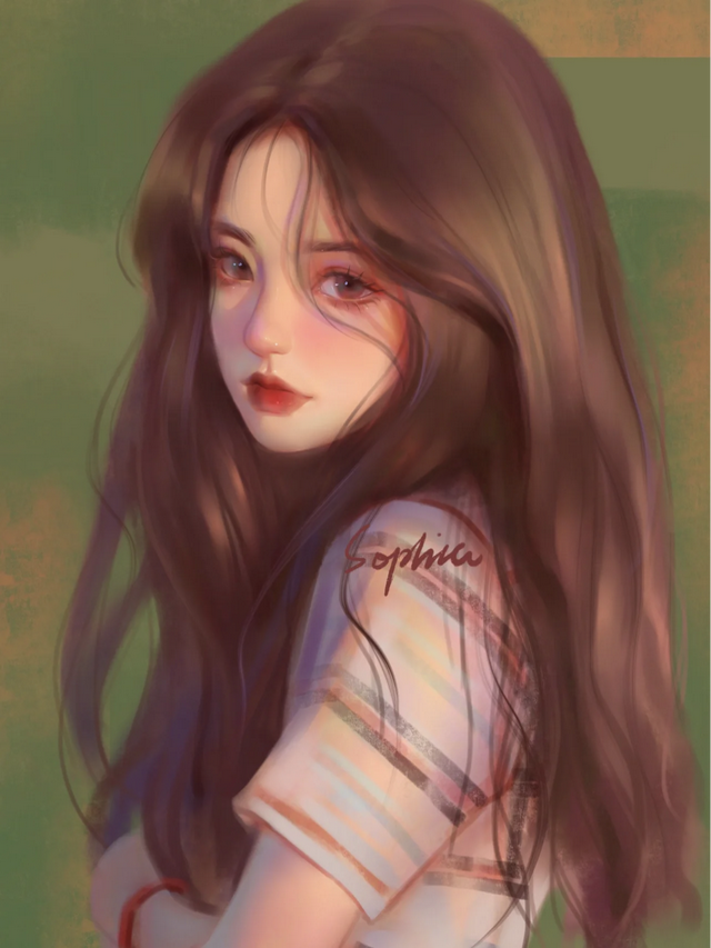 女生手绘头像。微信，女生手绘头像。（超有灵气的手绘女生头像）