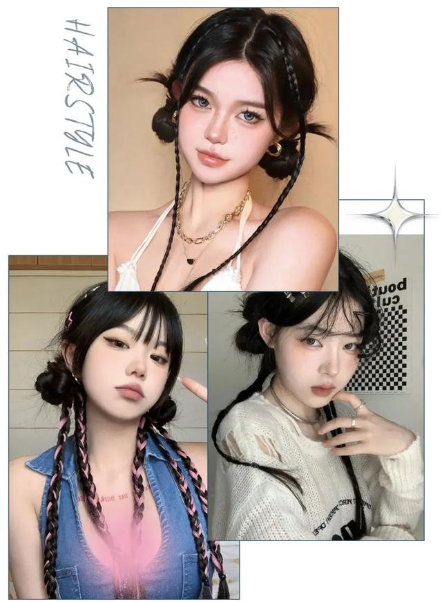 绑头发教程女孩子简单，小女孩可爱发型绑扎方法（这3款“辣妹编发”又美又撩人）