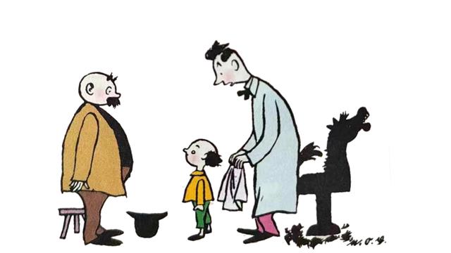 有趣的故事三年级，小学三年级有趣的故事（父与子幽默故事看图写话八个稿件）