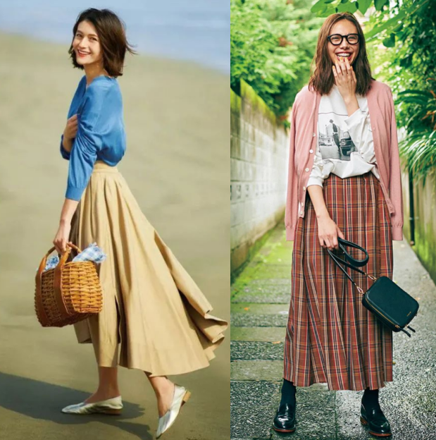 今年流行什么衣服，这几套不容错过！（今年流行“针织衫＋裙子”）