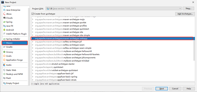 idea配置maven环境，Intellij（Maven创建Web项目）