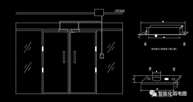双门磁力锁图片，可以作为弱电系统智能化设计的素材（双门磁力锁图片大全集）
